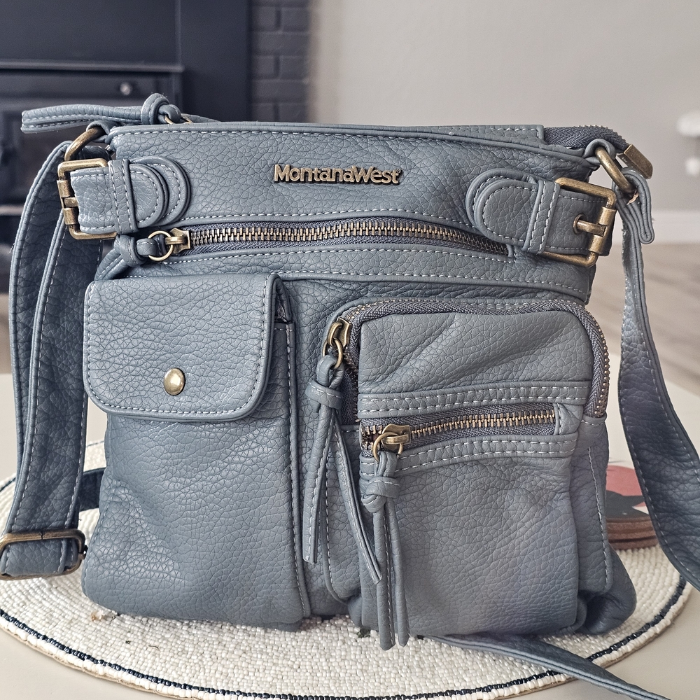 Montana West Blue Crossbody Bag